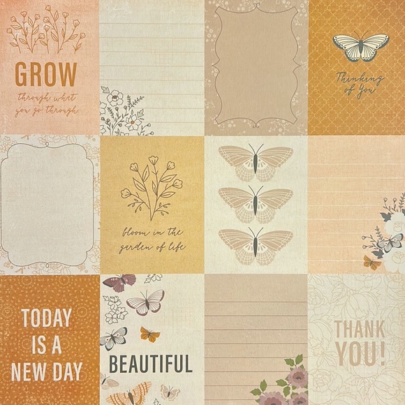 Autumn Theme Card Stock Scrapbook Paper! 12x12 Premium Card Stock! - Picture 17 of 17